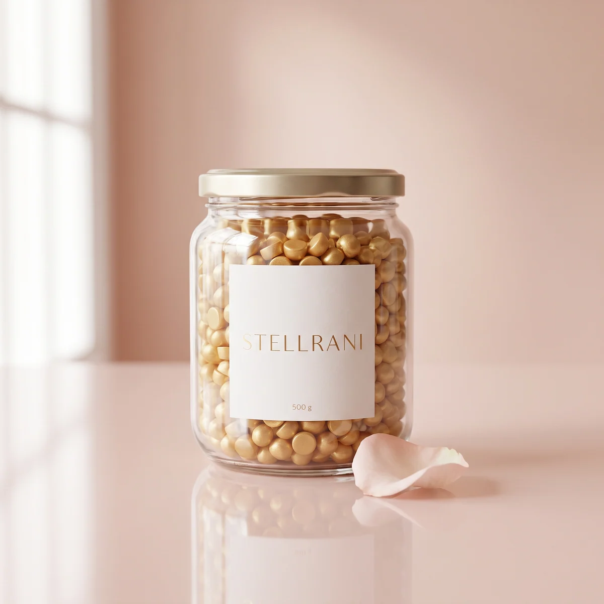 Luxe Gold Wax Beads