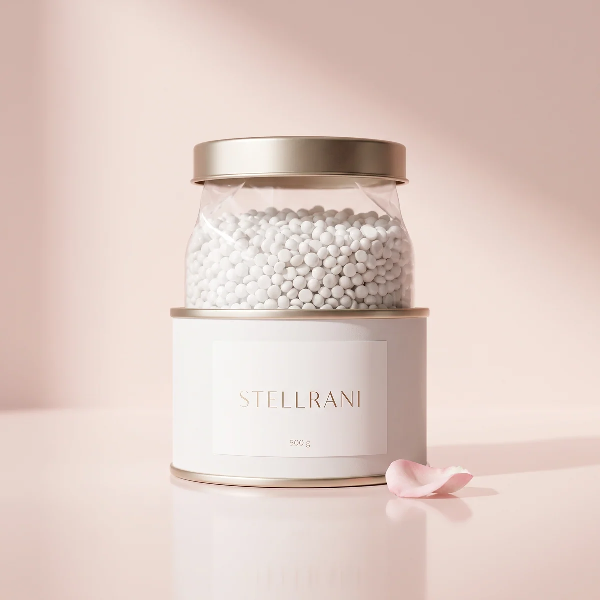Pure White Wax Beads