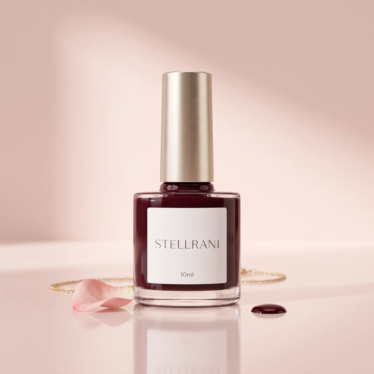 Deep Burgundy Semi-Permanent Nail Polish