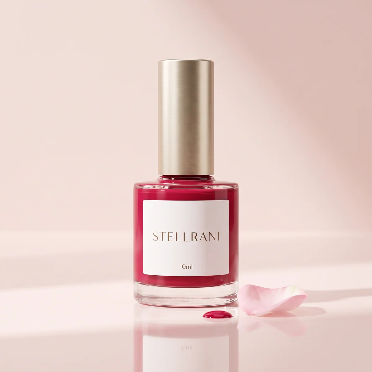 Raspberry Red Semi-Permanent Nail Polish - Image 1