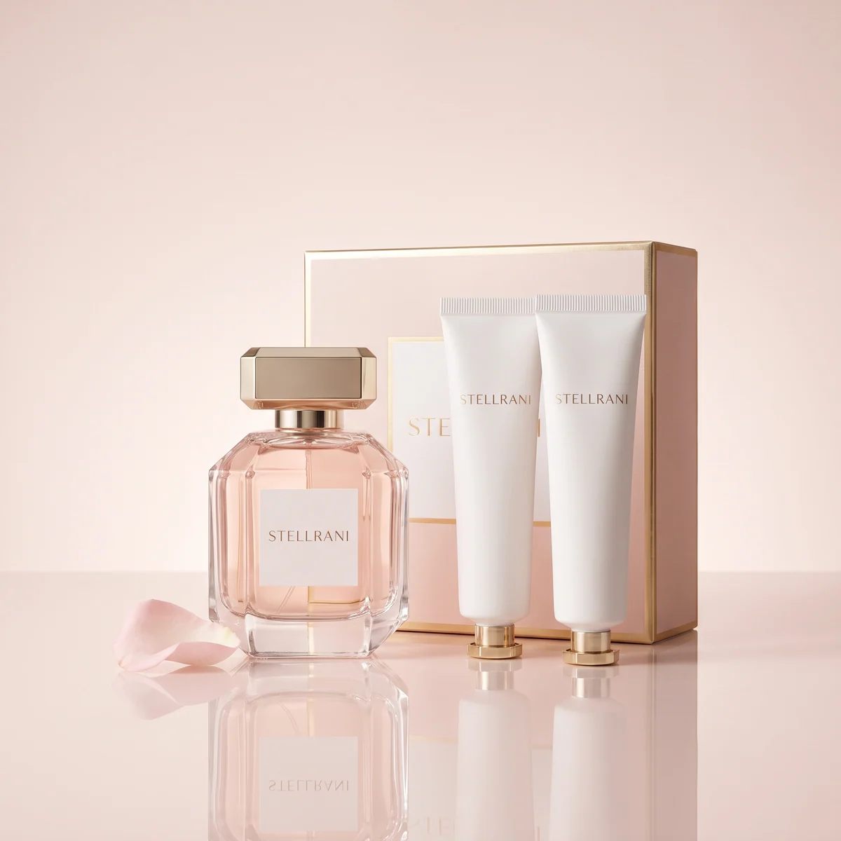 Gift Set Perfume and Hand Cream Silk Touch