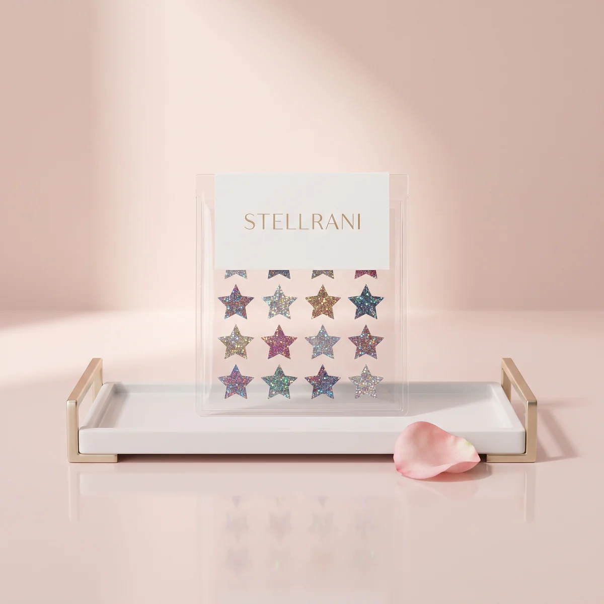 Glitter Stars Nail Stickers